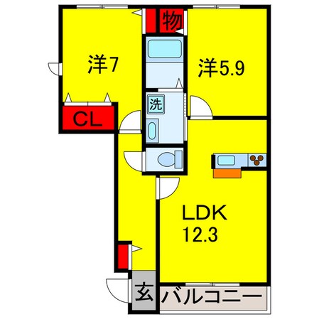 ちはら台駅 徒歩29分 1階の物件間取画像